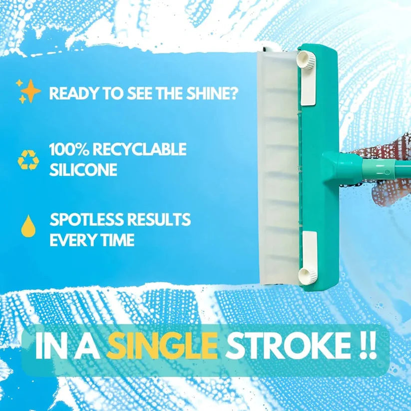 Introducing this magical squeegee that makes windows "invisible" instantly.